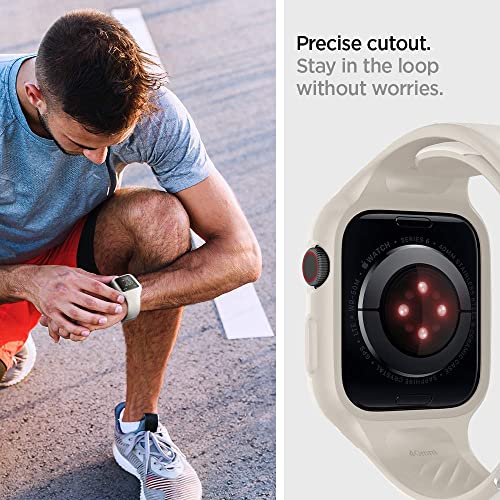 Image of Spigen Liquid Air Pro Soft Silicone Sports Band Designed for Apple Watch Series 6 /SE /5 /4 (40mm) Band with Case