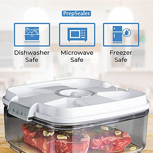 Prepsealer Marinating Bpa-Free Tritan Vacuum Container (2L Square + Pump) #TOP2