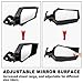 SAUTVS Side Mirrors for Honda Pioneer 1000 2016-2025, Adjustable Rearview Mirrors Folding Clear Rear View Side Mirrors for Honda Pioneer 1000 2016-2025 Accessories, 2PCS, Replace OEM# 0SV05-HL4-202