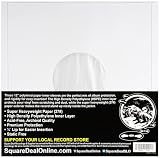 12" Premium Polylined Heavyweight Record Inner Sleeves - Archival Quality, Heavyweight Paper & Plastic #12IA (25)