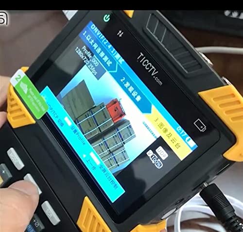 Probador de CCTV analógico e IP T71 con teclado físico y decodificación 4K 5