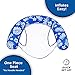 Aqua Deluxe Inflatable Pool Noodle Chair – Soft Mesh Sling-Floating Chair Noodle Float – Blue Pineapple Hibiscus