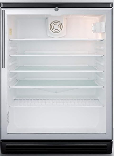 Summit Appliance SCR600BGLHV 5.5 cu ft Beverage Cooler Black
