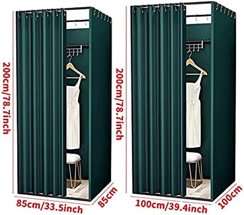 Cômodo quadrado portátil, camarim móvel, trocador de roupas para loja de roupas, decoração de vestiá