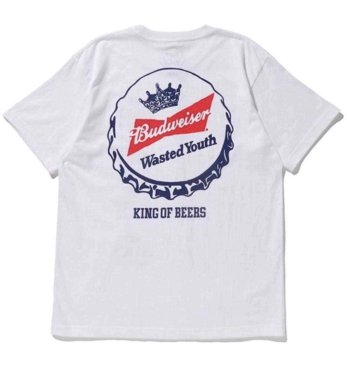 Wasted Youth x Budweiser ロンT コラボ L WHITE - トップス