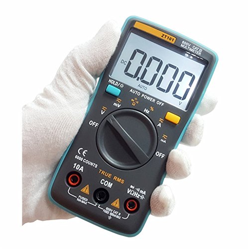Ohm portable au mètre pour résoudre pannes électriques voltmètre 6000 comptes LCD