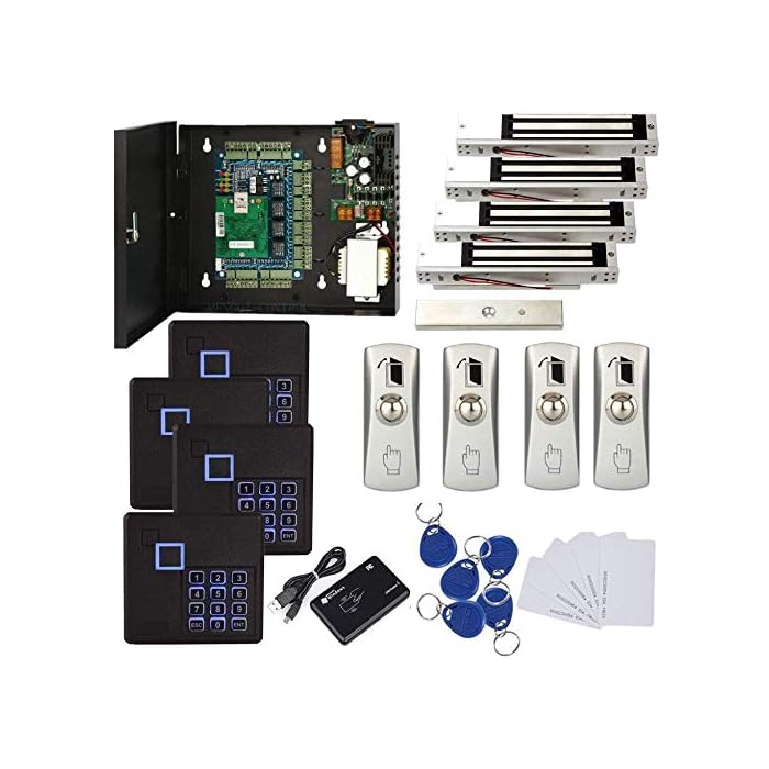 Buy TCP/IP 4 Door Access Control System Metal Exit Button with Base