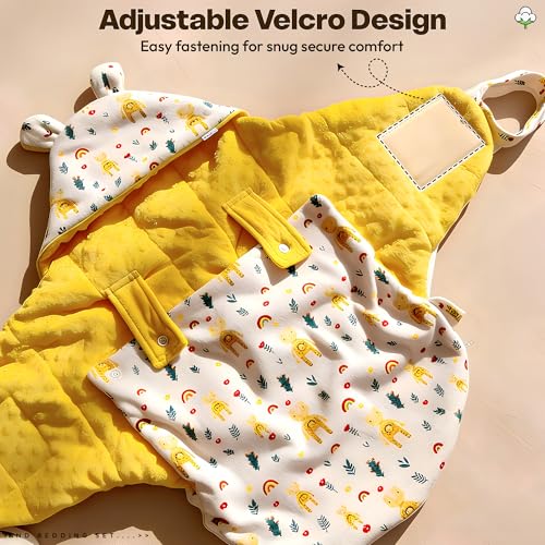 Image of StarAndDaisy Swaddle for New Born Baby, Baby Sleeping Bag, Swaddle Cloth Or Muslin Swaddle Wrap for New Born Baby 0-9 Months, (Boys & Girls)- Rainbow Print