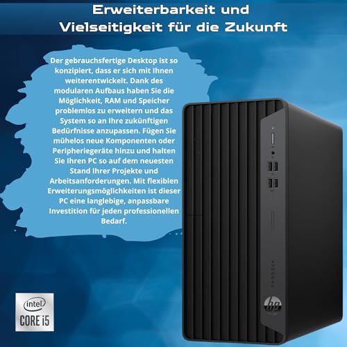 Ready-To-Use Desktop Pc, Desktop Pc Hp Intel Core I5-10600 Up To 4.80 Ghz, 16 Gb Ram, 512 Gb Ssd, Hdmi, Office 2021, Win 11 Pro, 36 Month Warranty (Refurbished) - 2