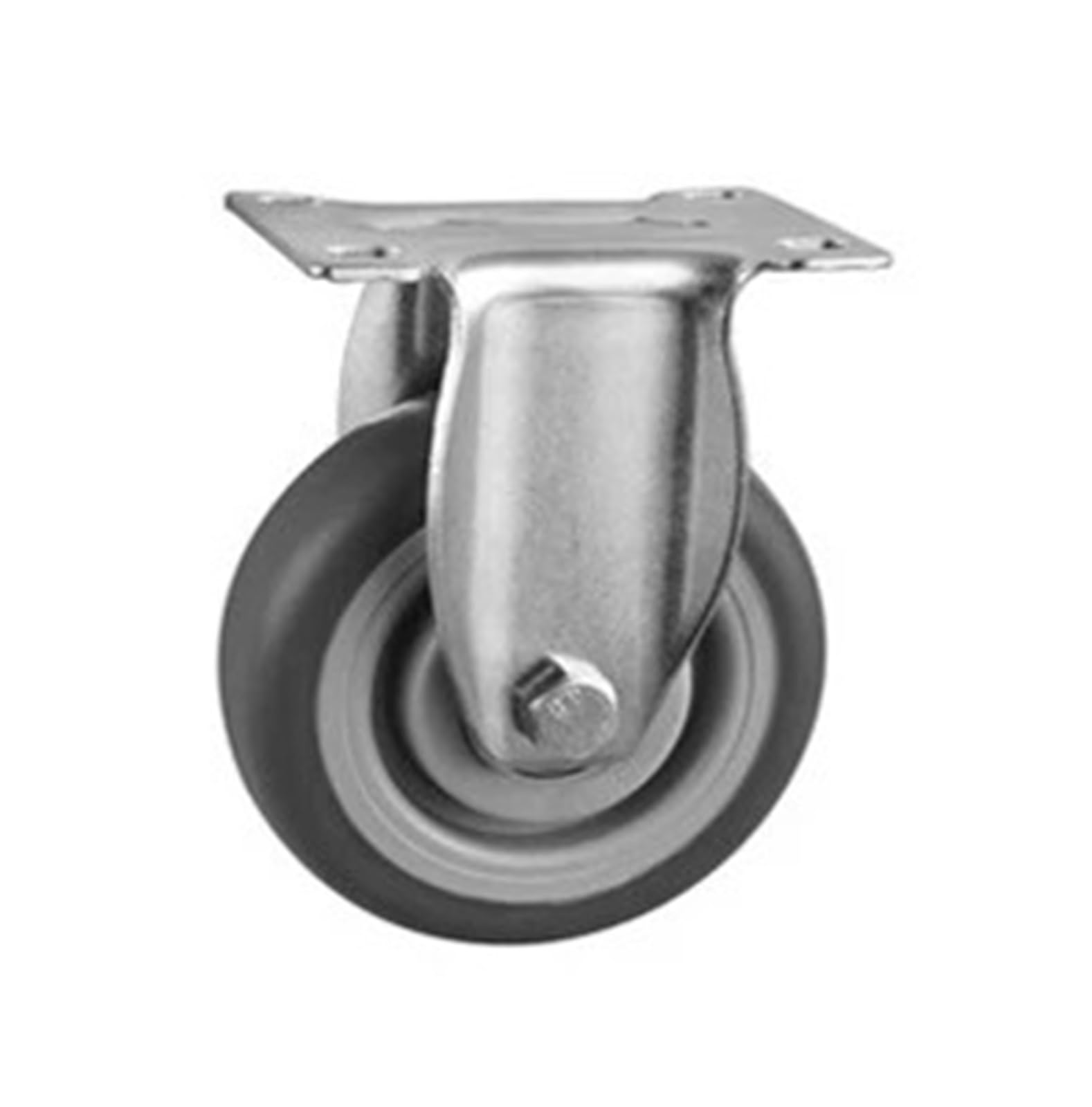 Roulettes chariot outils pivotantes silencieuses en caoutchouc 10cm