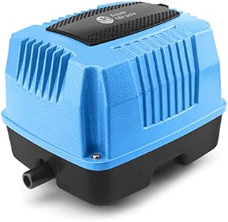 AquaMiracle Linear Air Pump AP80 for Pond Aeration, Septic Air Pump, Hydroponic Air Pump, Pond Air Pump, 1350GPH 0.028MPa, for Pond, Waste Treatment, Aquarium, Fish Farm, Seafood Restaurant