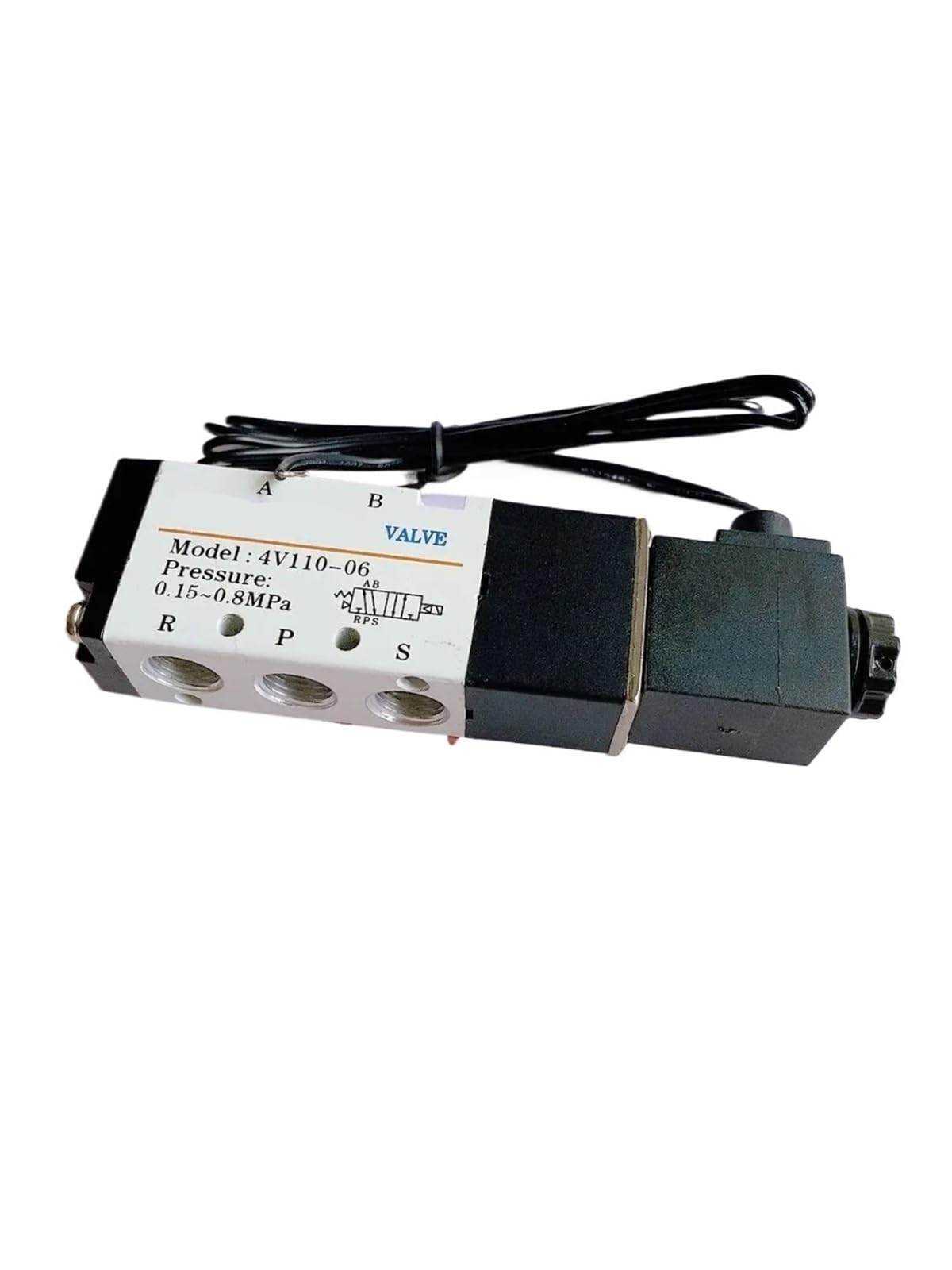 Electrovanne pneumatique 4V110-06 1/8 corps alu 2 positions 5 ports AC110V