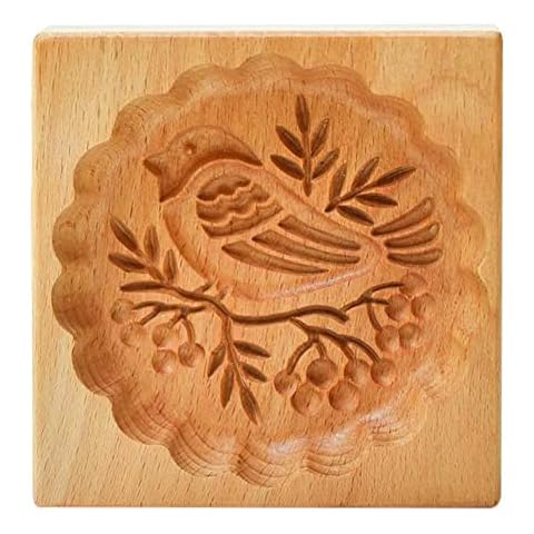 Wooden Animal Bird Cookie Cutter Mold Cover