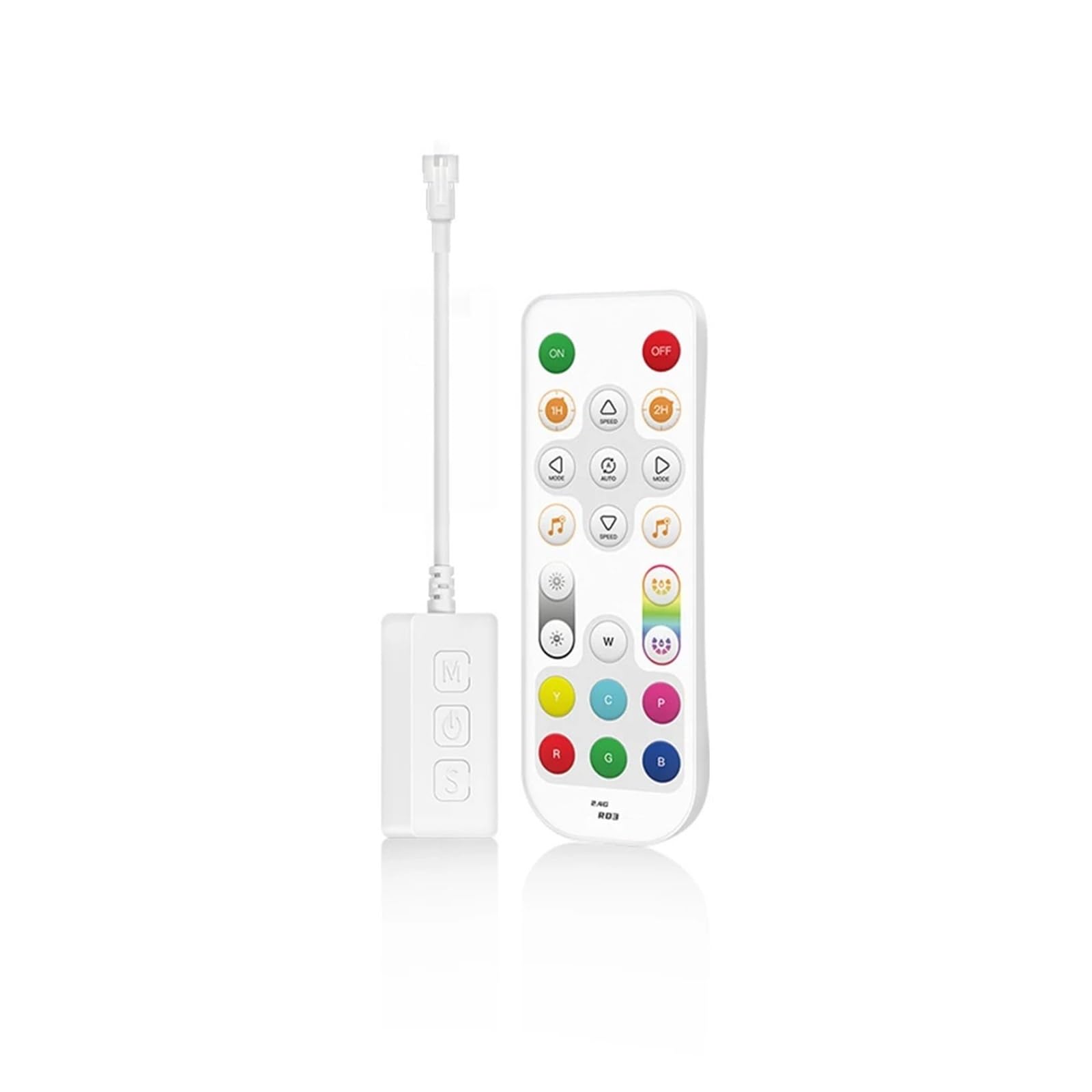 Atenuador LED SP548E SPI para tiras RGB con control de brillo y color