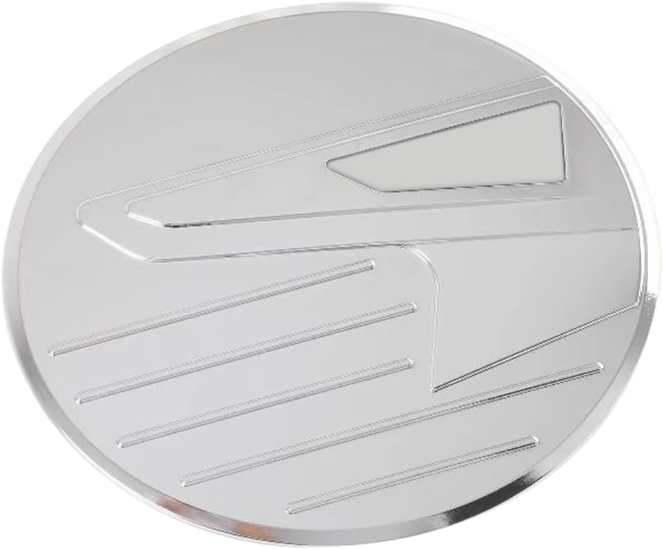 Auto Parts Fit For Mazda CX-30 CX30 2020 2021 2022 2023 2024 2025 2026 Exterior Gas Fuel Tank Cover Trim (Chrome Silver) ABS 1PCS