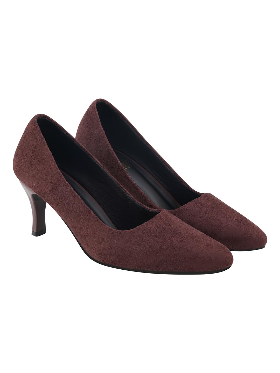 Women's Suede Kitten Heels – Pointed Toe Dress Pumps for Office, Party Formal Streetwear, Travel Daily Style-image-31
