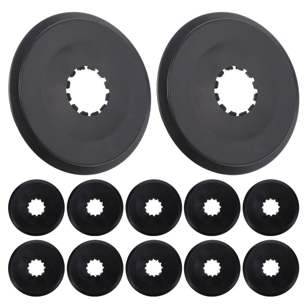 INOOMP Bicycle Sprocket Guard 12pcs Rear Wheel Flywheel Protectors Spoke Covers for Mountain Bike Waterproof Bike Wheel Protector