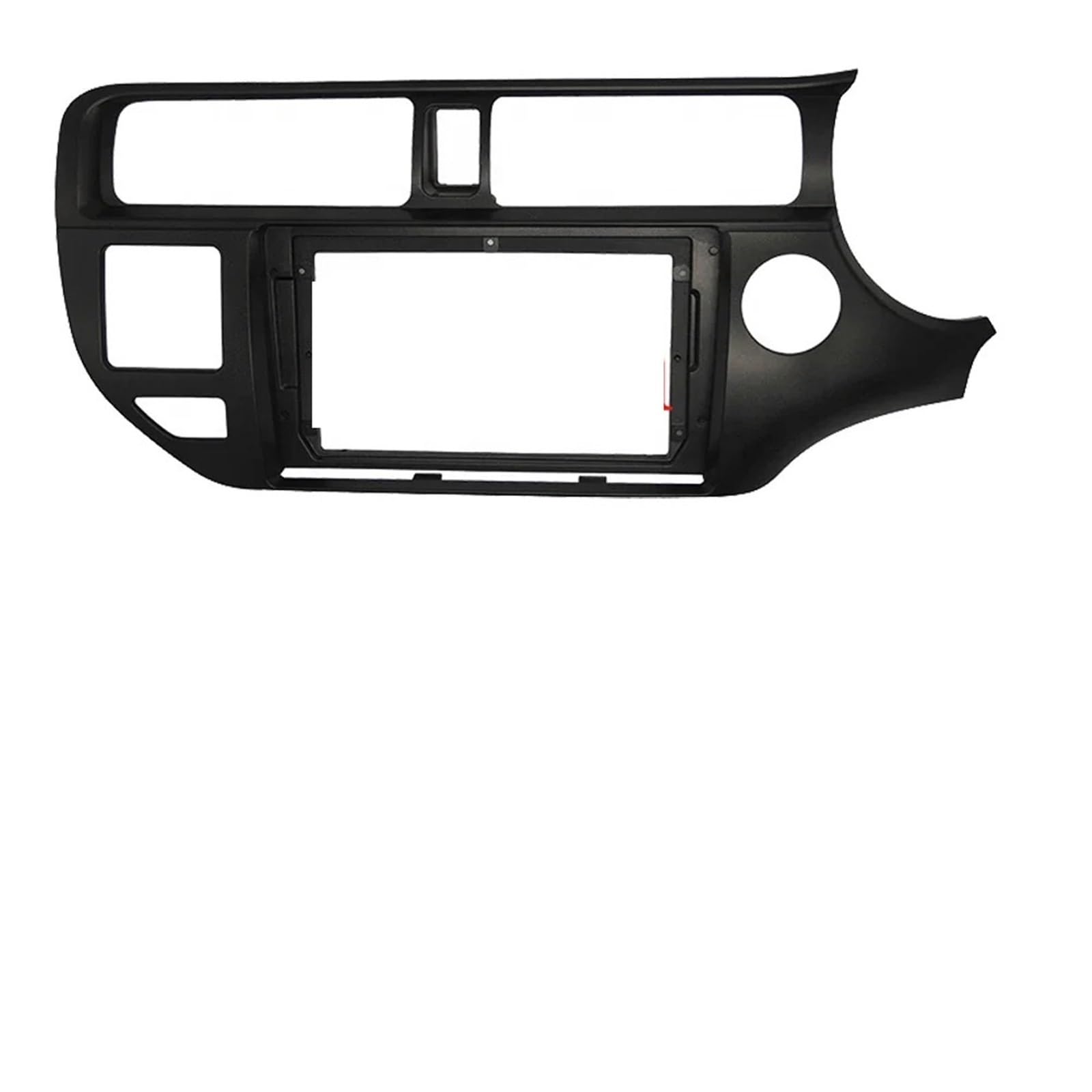 Compatible con KIA Rio 2012 Reproductor estéreo MP5 9 Pulgadas Radio de Coche Fascia Doble Marco GPS DVD Bisel Panel Dash Kit instalación Marcos para Dispositivos(Rio Right)