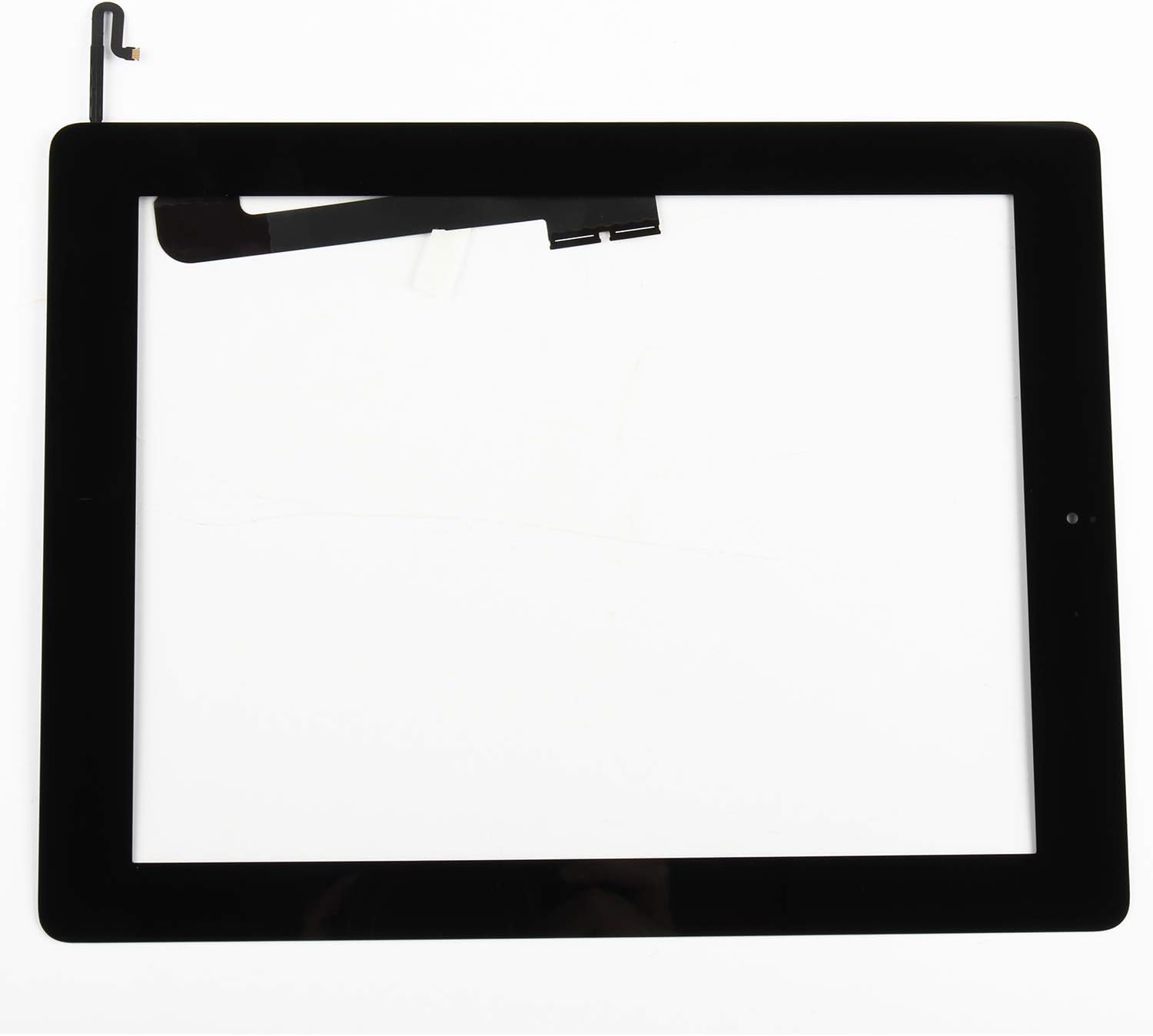 Best Cyber Monday 🔥 for iPad 4 Screen Replacement-SRJTEK Touch Screen for iPad 4 4rd Gen A1458 A1459 A1460 Digitizer Glass Sensor Assembly Repair Parts Kits,Include Home Button,Adhesive,Tempered Glass Black