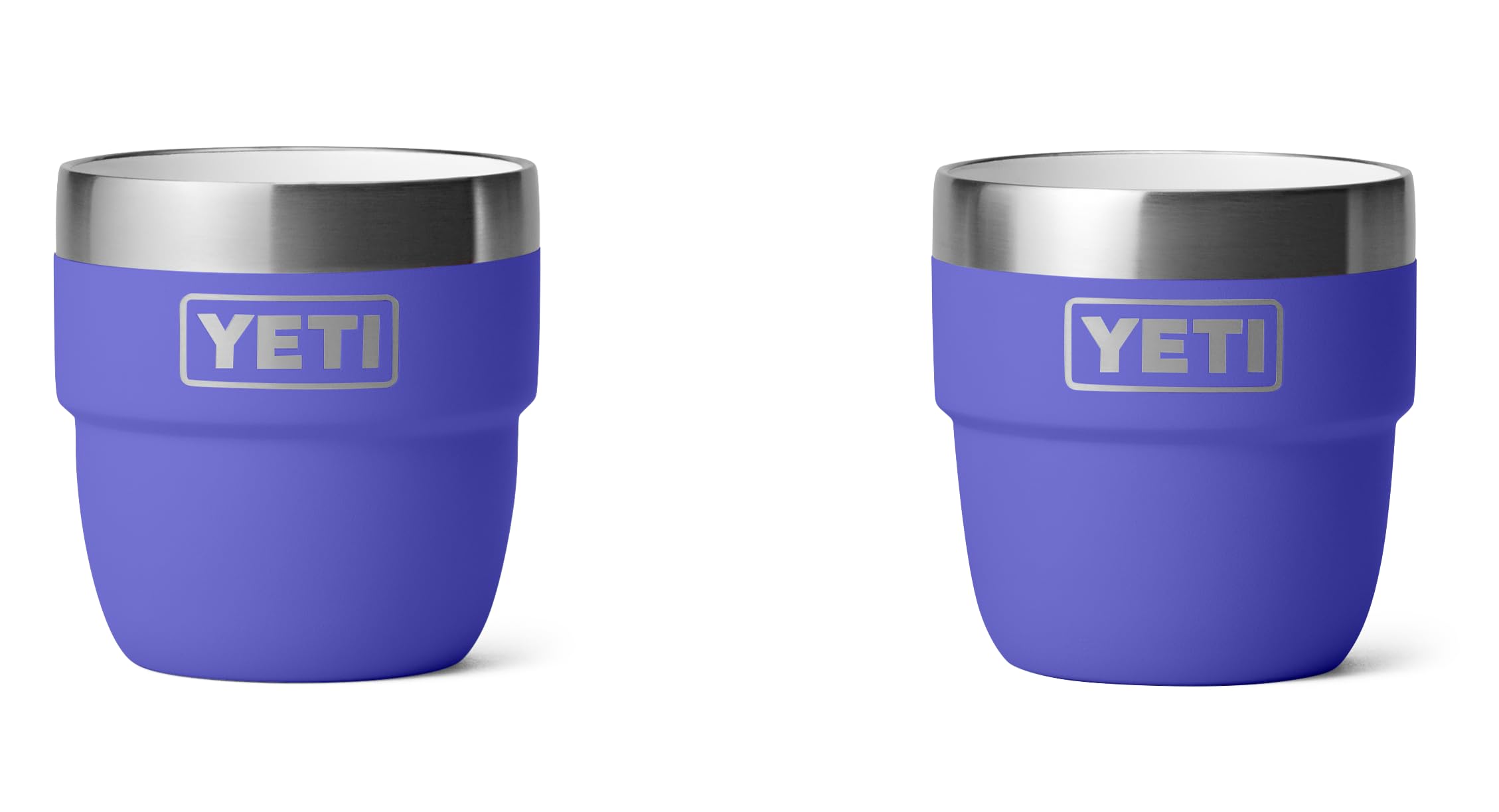 YETI Rambler Espresso Cup, Vacuum Insulated Stainless Steel Stackable Cup, Ultramarine Violet, 2 Pack 4 oz (118 ml)