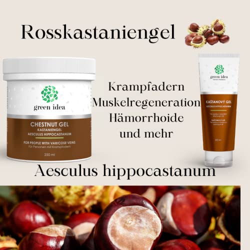 green idea - Rosskastanienmassagegel gegen Krampfadern - Rosskastaniengel und Arnika - Bei Krampfadern und Hämeroiden… - Image 5