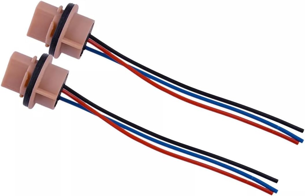 Auto Repair Parts 2pcs Front Turn Signal Lamp Socket Bulb Pigtail Harness Fit for Nissan Easy to Replace