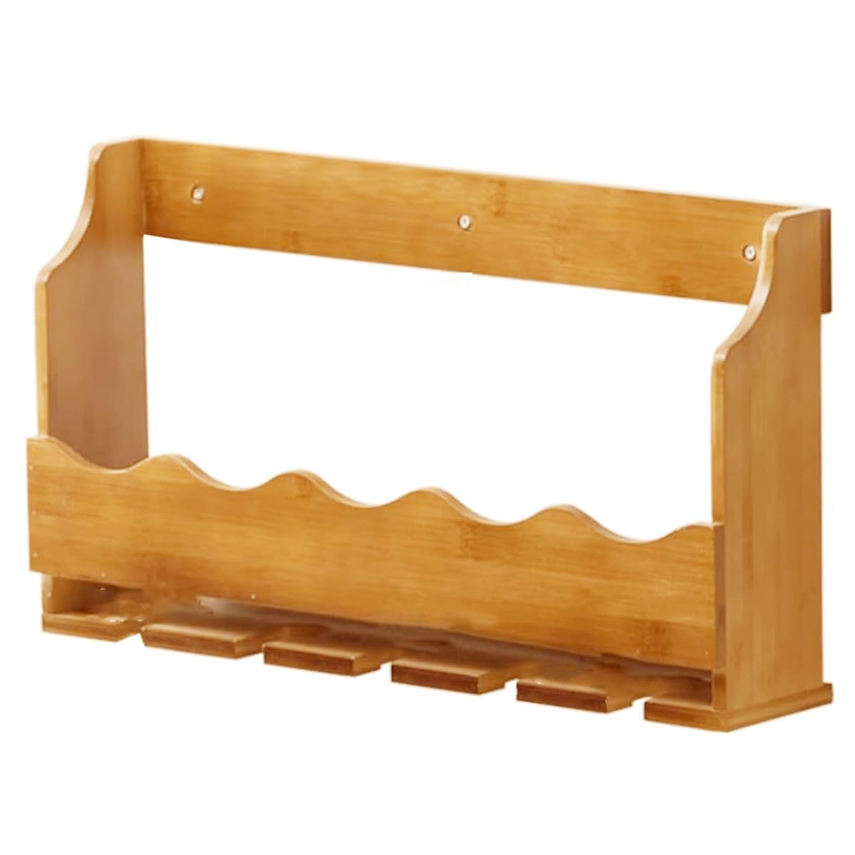 Vjsujehgy Wall Mounted Wine Rack Bar Shelves for Liquor Bottles Bar Wall Shelves Space-Saving Wall-Mounted Design Suitable