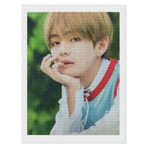 Bts�h�e���N�c �_�C�������h�A�[�g �l�p���r�[�Y ���S�Ҍ����_�C�������h�A�[�g �C�A�����h�r�[�Y�G�� DIY ���� �|�L�b�g �_�C�������h�h�� �S�ʓ\��t���^�C�v �l�C �v���[���g ���� 12"x16"