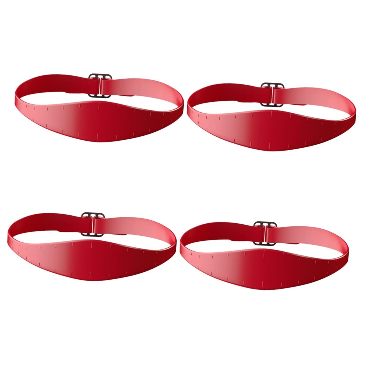minkissy 4pezzi Guida Regolabile Silicone Per Taglio Template Per Rasatura e Rifinitura Collo Strumento Per Parrucchieri e Fai Te Facile Da Usare e Resistente Perfetta Per Uomini e