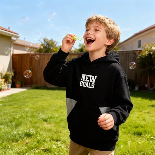 Sweatshirt garçon à capuche idéal pour les sorties d'automne décontractées - 2