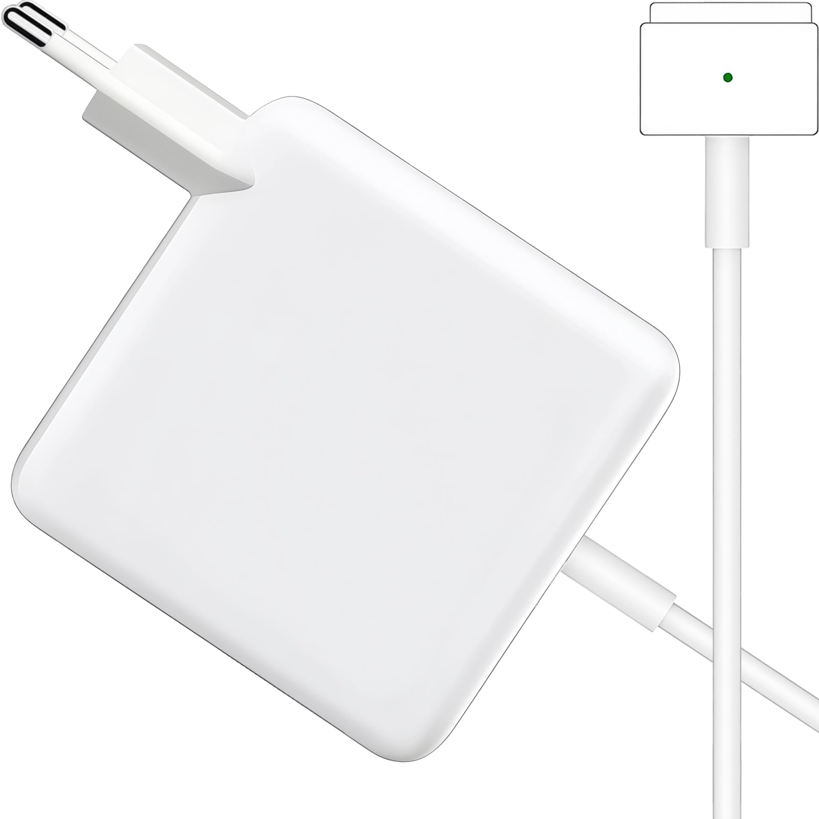 Lerobo 45W Caricatore MacBook Air, Caricabatterie Mac Book Air T-Tip Compatibile con Mac Book Air 11 pollici e 13 pollici 2012-2017, per i Modelli A1435, A1436, A1465, A1466