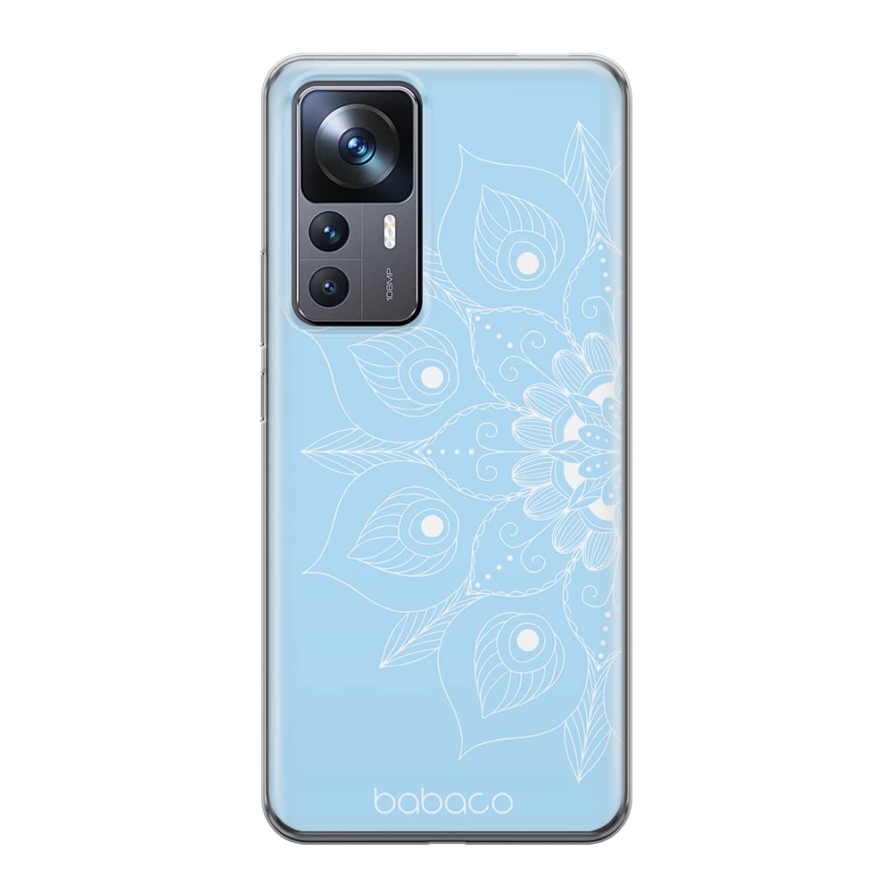 Babaco ERT GROUP mobile phone case for Xiaomi 12T/12T pro/K50 Ultra original and officially Licensed pattern Mandalas 001 optimally adapted to the shape of the mobile phone, case made of TPU