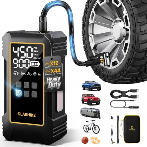 OlarHike 12000mAh Heavy Duty Tire Inflator Portable Air Compressor