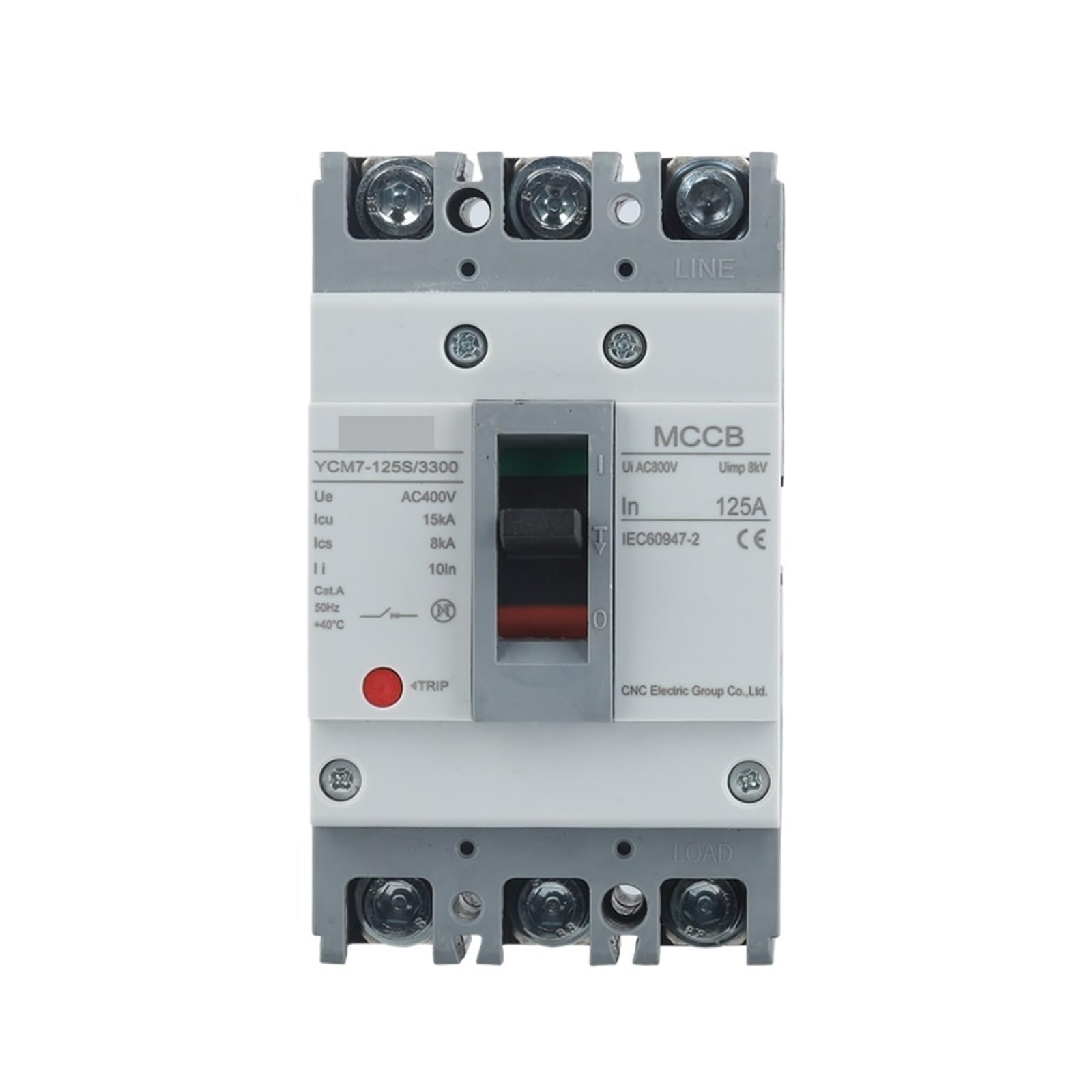 MCCB AC400V 100A | Disjoncteur à boîtier moulé triphasé YCM7-125S