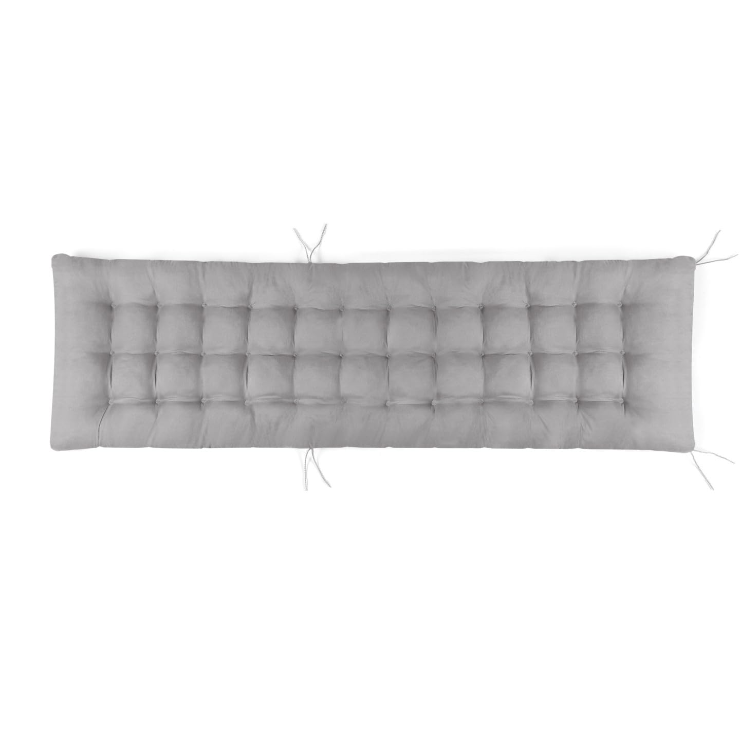IDMarket - Lot de 2 Coussins universels de transat Adam 180 cm Gris