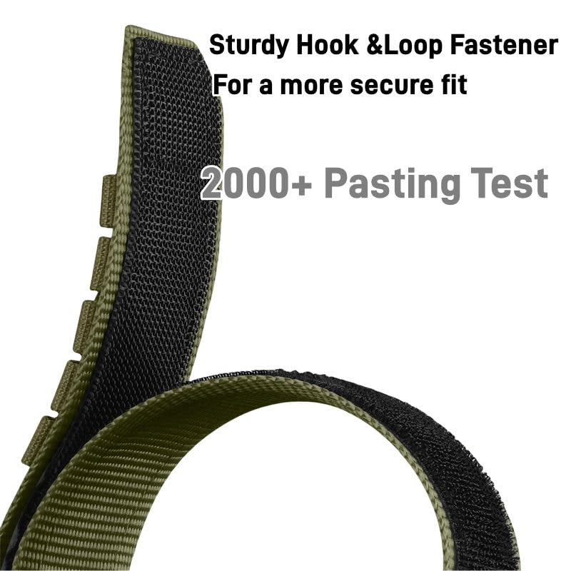 Image of YODI 22mm New Rugged Velcro Nylon Strap Band Compatible with Amazfit GTR 2, GTR 2e, GTR 47MM / Noise Fit Endure, Fit Evolve, Active Smartwatch Bands