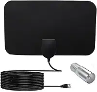 Antenas de TV, antena de TV digital HD para TV interna - longo alcance de 80 km - suporta 4K 1080p e todos os tipos de TVs digitais HDTV