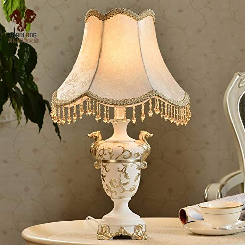 ZAMTAC Head Arts Crafts Wanlang European Style Table lamp, French Originality, Simplicity, Post-Modern Marriage, Bedroom, Bedside Table