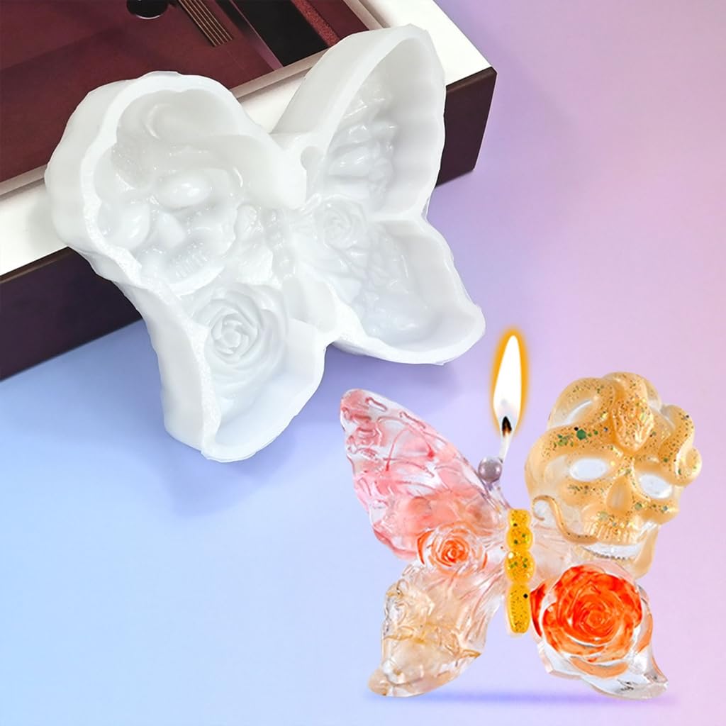 10 moldes delicados de fundición a mano para velas, moldes de silicona para manualidades, moldes delicados 3D, moldes para decoración de velas