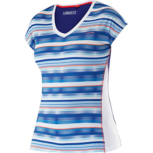 Head Mujer Oberbekleidung ANN (Cuello En V Camiseta, Todo el año, Mujer, Color Turquesa, tamaño XS