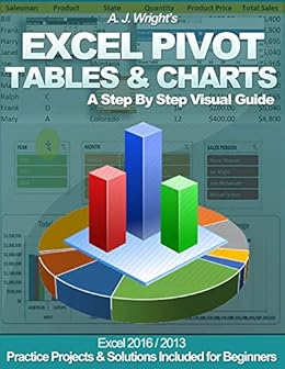 Amazon Com Excel Pivot Tables Charts A Step By Step Visual Guide Ebook Wright A J Kindle Store
