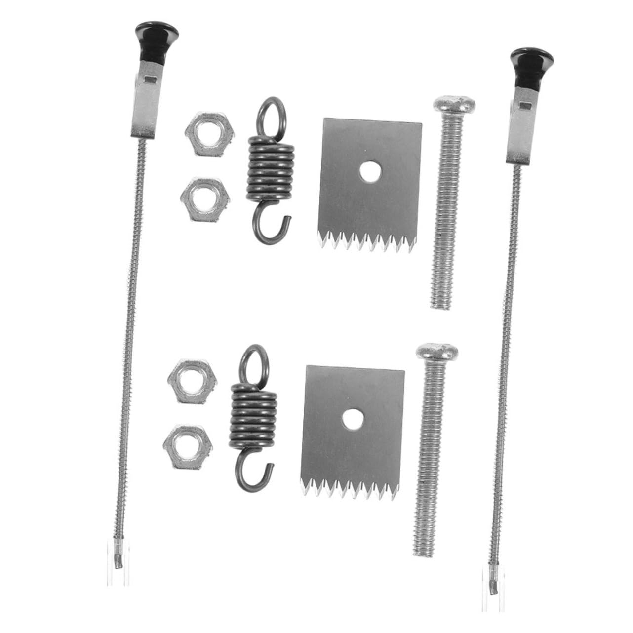 Toddmomy 8 Juegos Cuchillas Resortes y Tornillos Compatible con Varios de Atadoras de Jardín Instalación y Reemplazo para Jardinería