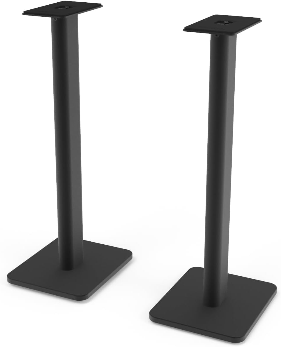 Kanto SP26PL 26" Bookshelf Speaker Stands, Black