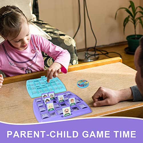 Who Is It? Board Game For Kids, Who Is It Game For Kids, Guess Game For Kids, Guessing Game For Kids, 2 Players, 2 Players Game For Kids, 2 Players Board Game For Kids, Age 3 & Up #TOP6