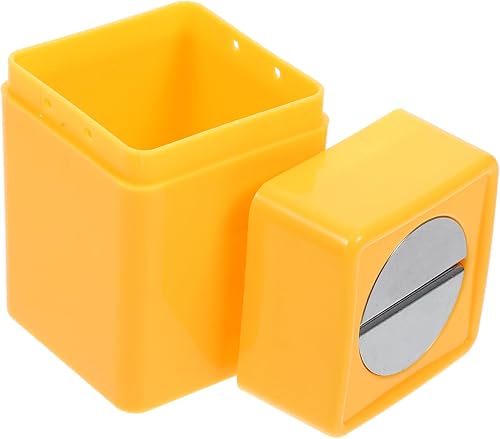 Miniatura 2 de 3 piezas de basura práctico estuche roto simple contenedor seguro, organizador de barbero herramienta doble desechable banco de almacenamiento de