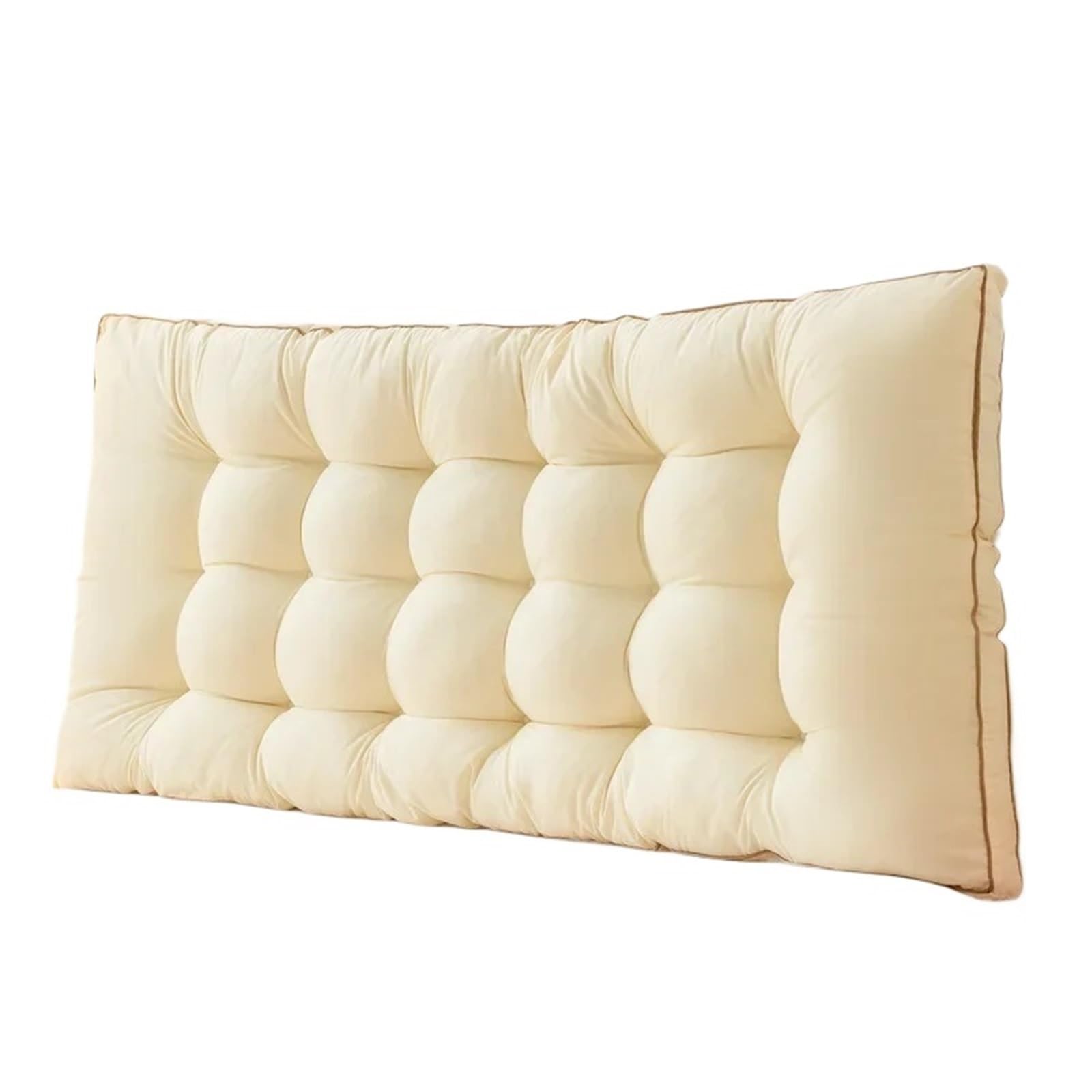 GMGQJST Headboard Pillow Large Headboard Pillow Lounge Sofa Cushion Bed Rest Reading Pillow Lounger TV Reading Lumbar Cushion Floor Cushion Home Decor(Yellow,90x60x10cm)