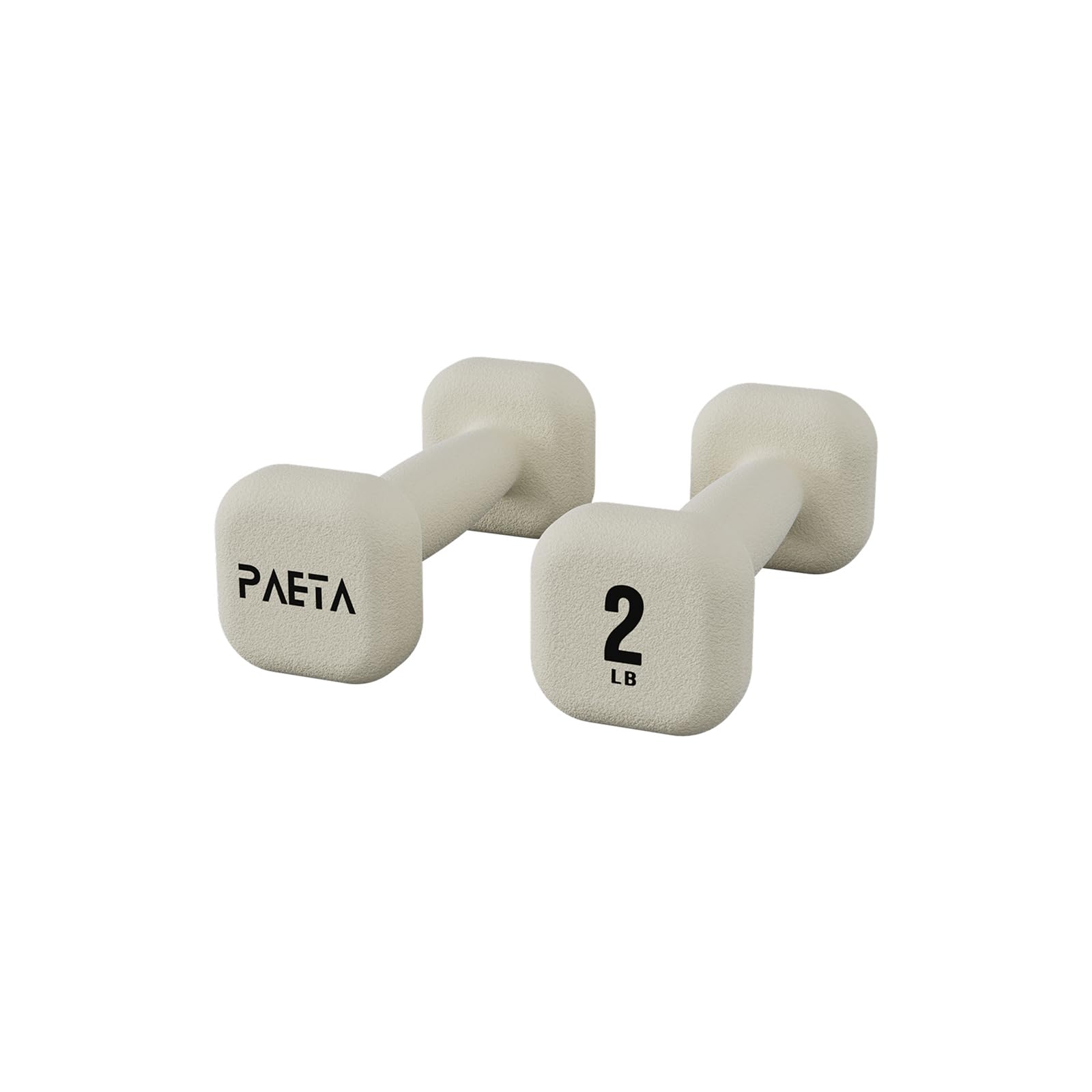 PAETA Neoprene Dumbbell Hand Weights with Curved Grip for Women Anti-Slip Anti-Roll Square Dumbbells for Full-Body Workout Strength