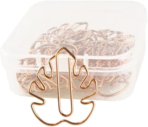 Miniatura 4 de MAGICLULU Clip de papel escolar 20 piezas Oficina Animal Monstera Leaf Creative Clips