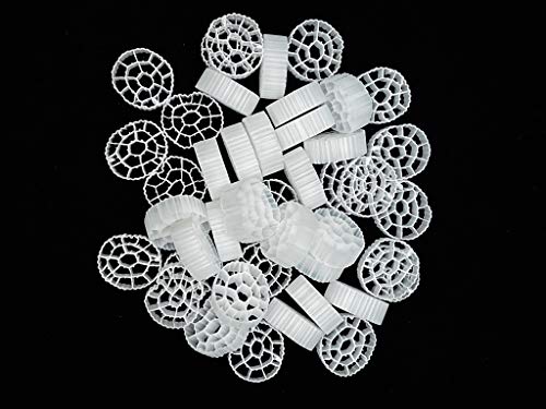 Wave Point K3 Filter Media Moving Bed Biofilm Reactor (MBBR) for Aquaponics • Aquaculture • Hydroponics • Ponds • Aquariums (1 Gallon)