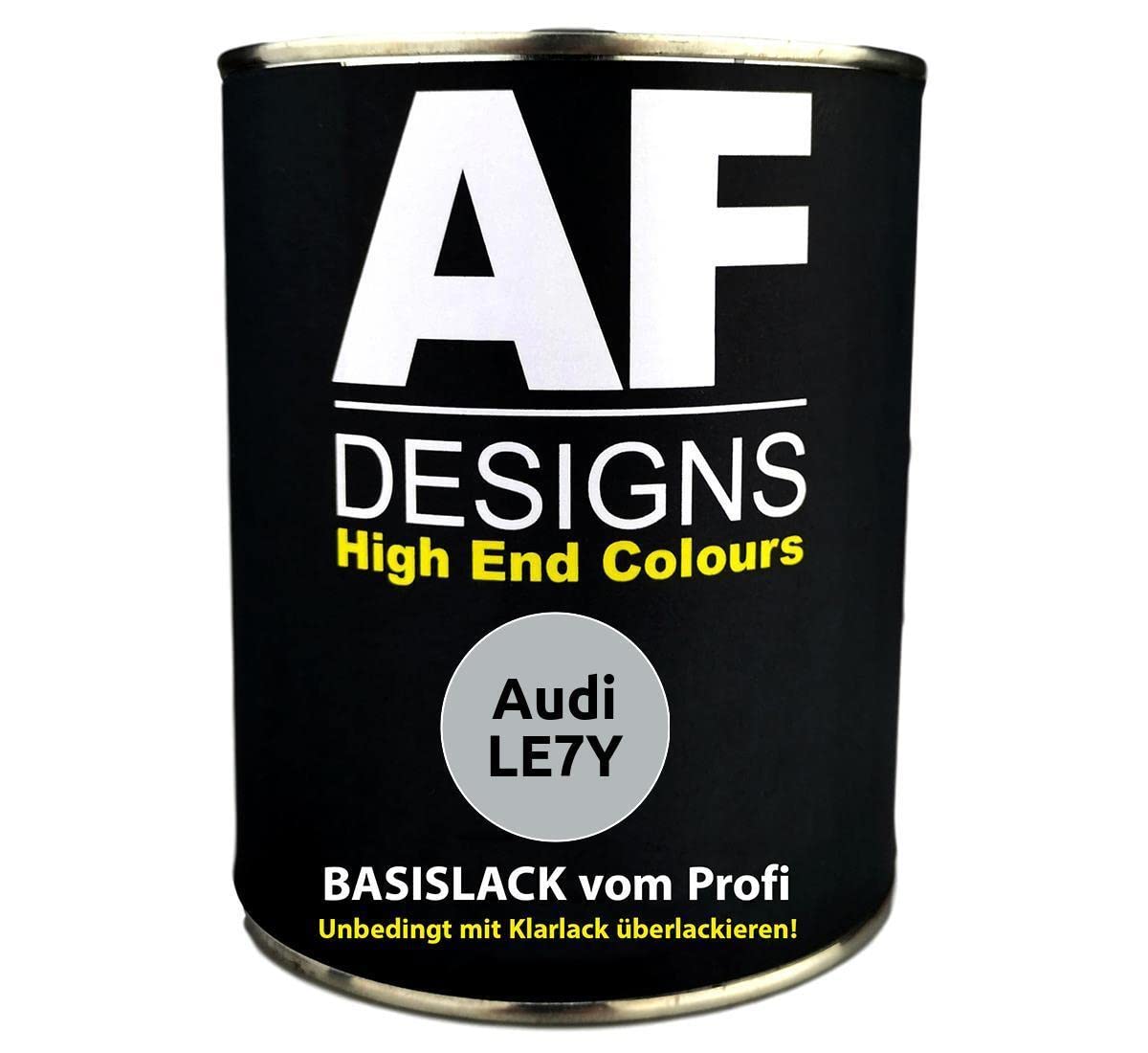 Peinture de voiture pour Audi LE7Y Diamond Silver - 1 l - Prêt à être pulvérisé